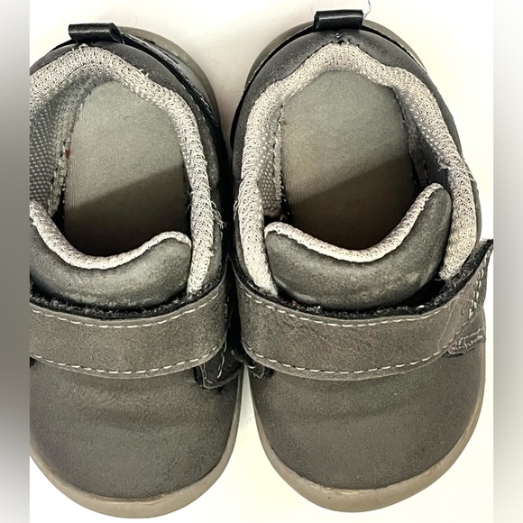 Stride Rite *2 Pairs* Baby Shoes Set - Blue Pair NWT & Gray Pair Preloved Size 3 - Picture 11 of 16